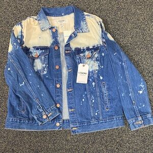 Lucky Brand Bleached Denim Jacket
